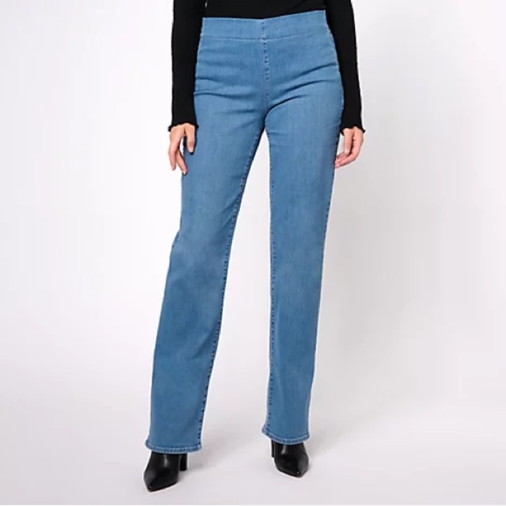 NYDJ Pull-On Bailey Relaxed Straight Jeans- Nottinghill size 16  NWT $119